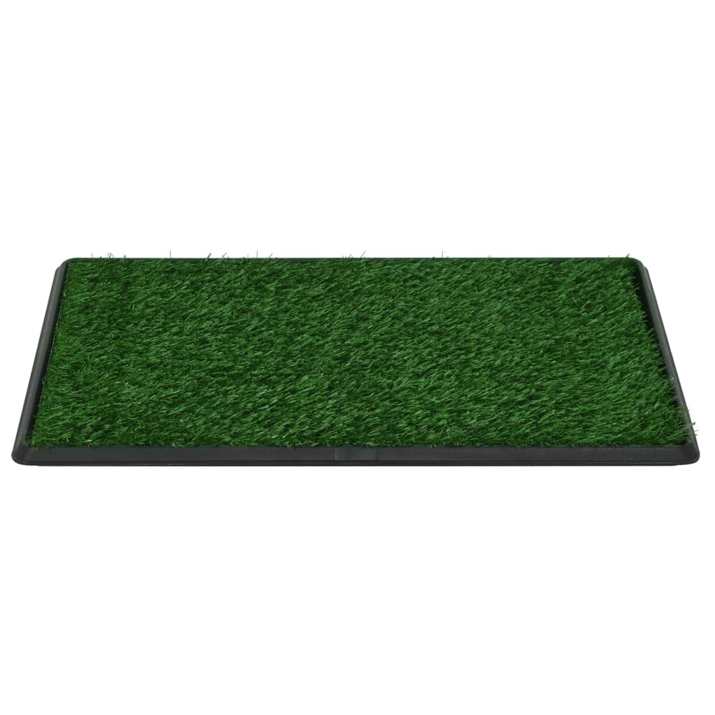 NNEVL Pet Toilet with Tray and Artificial Turf Green 76x51x3 cm WC